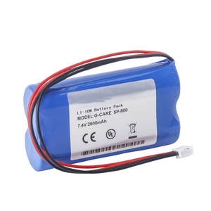 Baterai Li-ion 7.2V 2600mah BAK-18650C4*2 SP-800 untuk Monitor Tanda Vital G CARE SP-800 - Product Image 1