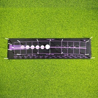SwingPerfect Golf : Modèle de trajectoire de balle pour le putting, 12 Arc Trainer, Triple Tee Gates, 18 Tees, Droitier, Progression de précision