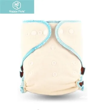 Happyflute One Size Washable hanf baumwolle Baby Cloth Diaper mit Insert