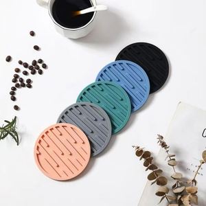 Customized <b>Silicone</b> <b>Coaster</b> OEM & ODM <b>Coaster</b> Beverage Coffee Cup Placemat Mug Glass Drink Mat - Product Image 3