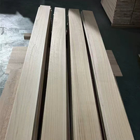 Listones para Base de Cama, Panel Laminado de Paulownia, Soporte Flexible de Madera para Colchón de Lujo y Sistema de Sueño Duradero