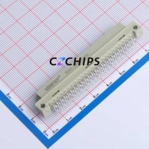 9001-38481C00A DIN41612 Connector Bent Lead Through Hole,P=2.54mm Connector 48P 2 2.54mm Right Angle Insert - Product Image 2