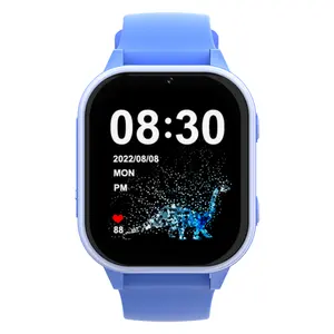 Wonlex Top Seller Kids Smart Watch SOS Call Voice Message Watsapp 1.85 Inch Big Screen 4G Android GPS Smart Watch For Children
