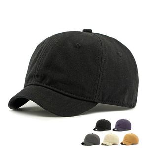 2025 New 3cm Short Brim Cotton Summer Sun Hat for Men Women Soft Top Outdoor <b>Sunscreen</b> Trendy Simple Baseball Cap - Product Image 1