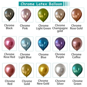 Palloncini in Lattice Metallizzato Cromato di Alta Qualità da 12 Pollici, Decorazione per Feste, Matrimoni, Compleanni, Palloncini ad Elio, Globos - Product Image 6