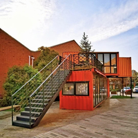 Magasin moins cher hôtel Scenic Spot salle d'activité Internet créatif célébrité ondulé conteneur maison Commercial résidentiel
