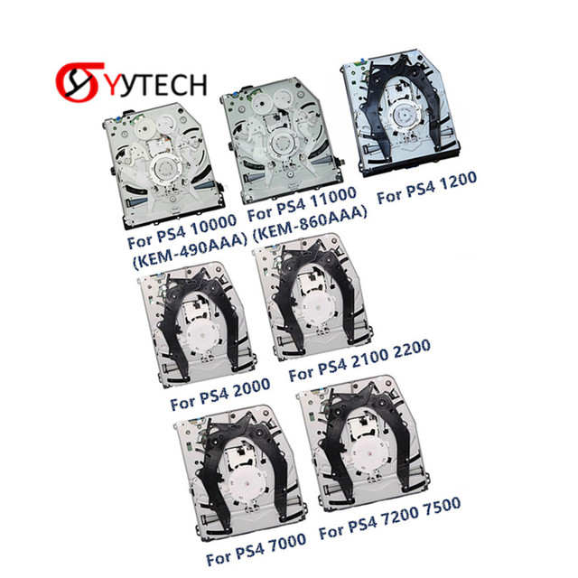SYYTECH Disc Drive for PS4 Slim Fat Pro 2000 2100 2200 1000 1100 1200 7000 7200 7500 Console Optic Driver ROM Repair Parts