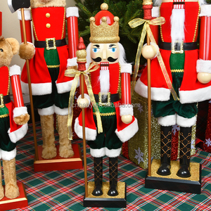 Venta de Fábrica: Adornos de Soldado Osito Cascanueces Hechos a Mano, Plegables, con Música, Juguetes y Regalos de Navidad - Product Image 3