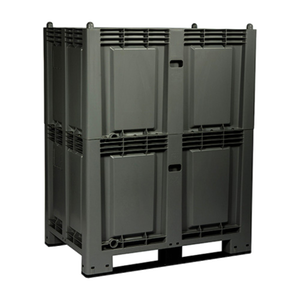 Cargopallet 1100 Plus nuova versione ecologica grigia con porta per uso industriale - Product Image 1