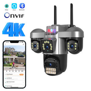 Cámara de Seguridad CCTV Tipo Domo de 9MP para Exteriores, Visión Nocturna a Todo Color, Detección de Movimiento, Seguimiento Humano por IA, Cámara <span class=keywords><strong>IP</strong></span> WIFI PTZ - Product Image 3