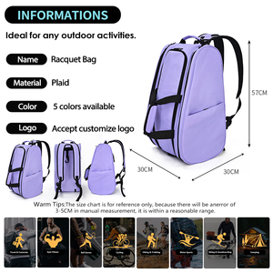 Zaino Sportivo Oxford Grande Personalizzabile con Logo, Borsa da Palestra per Uomo e Donna con Scomparto per Scarpe, 30-40L in Poliestere per Basket e <span class=keywords><strong>Tennis</strong></span> - Product Image 6