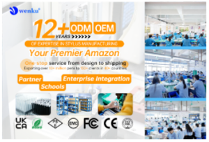 ปากกาสไตลัส WENKU WKZD033A OEM ODM พลาส<span class=keywords><strong>ต</strong></span>ิกอะลูมิเนียม หน้าจอสัมผัสคู่ ชาร์จซ้ำได้ <span class=keywords><strong>แบ</strong></span><span class=keywords><strong>ต</strong></span>เตอรี่ใช้งานได้ 14 ชั่วโมง พร้อมแม่เหล็กดูด<span class=keywords><strong>ต</strong></span>ิด - Product Image 2