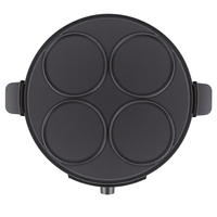 Machine à crêpes RAF R.8629 1200W, plaque antiadhésive de 30 cm, température réglable, pour usage domestique.