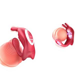 Pakaian Dalam Wanita dengan <span class=keywords><strong>Vibrator</strong></span> Kupu-kupu, Kontrol Ganda via Aplikasi, Getaran Kuat, Stimulasi Titik G dan Klitoris, USB - Product Image 5