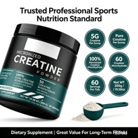 Creatina Monohidrato Pura en Polvo para Adultos, Sin Azúcar, Suplemento Dietético para Fuerza Muscular y Rendimiento Atlético, OEM