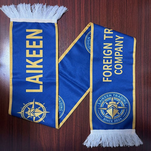 Écharpe de <span class=keywords><strong>football</strong></span> personnalisée avec logo imprimé, tissu polyester de haute qualité, écharpes pour supporters de l'équipe de rugby et de <span class=keywords><strong>football</strong></span> pour les événements sportifs - Product Image 4