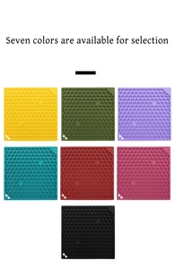 Portable Eco-Friendly Square Honeycomb Silicone Pet <strong>Lick</strong> Mat Slow Feeding Speed Design For Cats And Dogs - Product Image 4