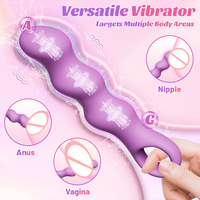 Vibrateur G-Spot en silicone liquide TMM, étanche, rechargeable, masseur corporel portatif, jouet sexuel pour couples adultes, pour femmes