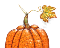 Citrouille d'Halloween en métal personnalisée imperméable à l'eau, décoration de cour, patio, clôture, piquet de jardin