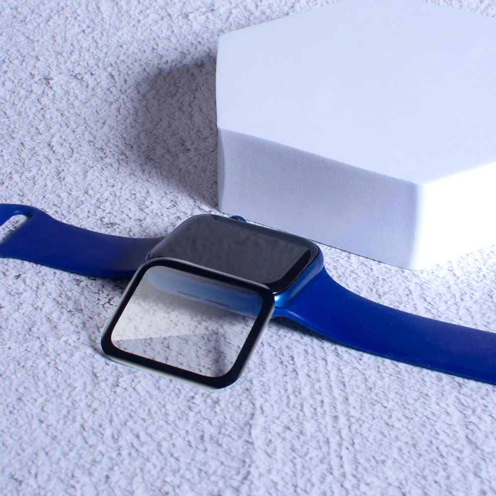 Hochwertiger 3D-Anti-Kratz-Displayschutz Flexibler Glas uhren schutz für Apple Watch 3 4 5 6 7 se