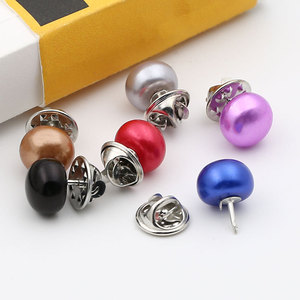 Anti-dérapant avec perle clou cardigan petite broche ronde boutons décoratifs de chemise sans couture - Product Image 2