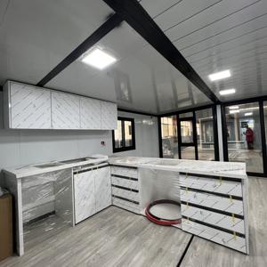 Proveedores personalizados pequeño contenedor casa prefabricada baño interior casa prefabricada para acampar - Product Image 6