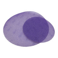 Papier abrasif en maille céramique violette de 5 pouces, anti-colmatage, auto-agrippant, sans poussière, grain 240