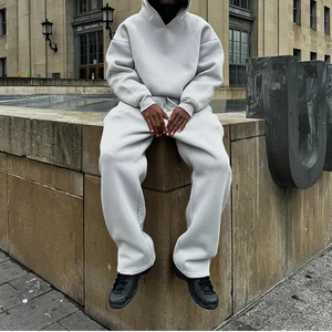 เสื้อสเวตเตอร์มีฮู้ดสำหรับผู้ชายเสื้อสเวตเตอร์และเสื้อมีฮู้ดผ้าฝ้ายโพลีเอสเตอร์20ชิ้นแบบสั่งตัด - Product Image 4