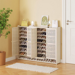 Zapatero de Bambú de Gran Capacidad, Moderno, a Prueba de Polvo, Impermeable, Ecológico, Multicapa, para Almacenamiento de Muebles del Hogar - Product Image 2