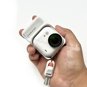 Caméra d'action <span class=keywords><strong>Insta360</strong></span> <span class=keywords><strong>GO</strong></span> Ultra Pocket 4K originale, caméra de plongée, vlog, cyclisme, course à pied, caméra familiale, noir/blanc, pack familial - Product Image 1