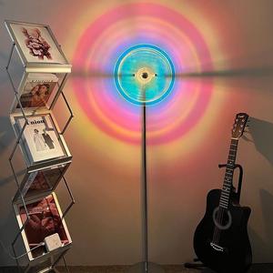 Lámpara Proyector de Luz Arcoíris USB Moderna JYLINGHTING, Control Remoto, Ovalada, Cuadrada, para Dormitorio, Inspirada en el Atardecer - Product Image 2