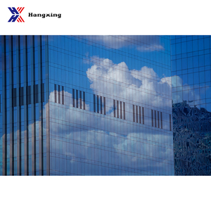 Mur-rideau en verre moderne pour <span class=keywords><strong>façade</strong></span> <span class=keywords><strong>de</strong></span> bâtiment avec profilé en aluminium, verre double Low-E écoénergétique - Product Image 2