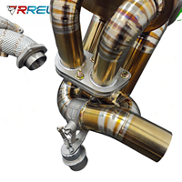 Système d'échappement arrière à soupapes en titane pour Ferrari F430 Scuderia 16M 4.3L 2009-2015, silencieux sport de course