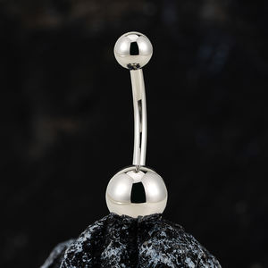 Anneau de nombril classique en titane ASTM F136 14G à filetage interne avec boule simple, piercing <span class=keywords><strong>banane</strong></span>, bijou corporel - Product Image 6