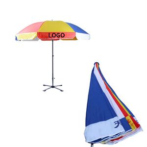 Parasols de plage orange, rose, blanc, bleu, vert, vente en gros, protection solaire UV, parasol - Product Image 6
