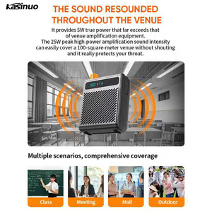 Altavoz Bluetooth Kasinuo <span class=keywords><strong>de</strong></span> 10W al por Mayor, Amplificador Inalámbrico <span class=keywords><strong>de</strong></span> 2.4G con Clip <span class=keywords><strong>para</strong></span> Cuello, 2600mAh, Reducción <span class=keywords><strong>de</strong></span> Ruido DSP, Anti-Feedback, <span class=keywords><strong>para</strong></span> Uso en el Aula - Product Image 4