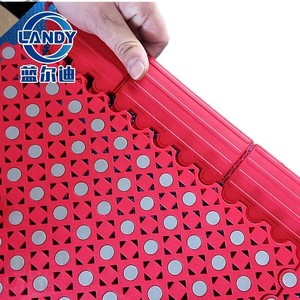 Tapis de sol antidérapant en mousse PVC Landy, rectangulaire, couleur personnalisée, antidérapant pour la zone de piscine - Product Image 5