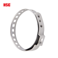 Verstellbare Universelle Edelstahl-CV-Schlauchklemmen Achsmanschetten-Klemmen-Set Schlauchclip für Steckverbindung Antriebswellengelenk 2 Stück
