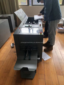 <span class=keywords><strong>Agrafeuse</strong></span> de feuilles de papier numérique A3 <span class=keywords><strong>A4</strong></span>, 12 bacs, coupe-brochures, machine de reliure et de couture avec moteur à pompe, cœur PLC - Product Image 5