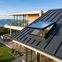 Ventana de Techo de Aluminio y Vidrio para Extensiones de Techos Residenciales en Australia, Impermeable, con Aislamiento Térmico, Diseño Personalizado