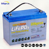 Batterie de traction lithium-ion 12V 100AH LiFePO4 haute performance pour transpalette, certifiée CE UL, personnalisable OEM ODM