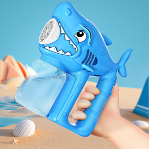Nieuwe Hot Selling Kinderen Outdoor Zomer Speelgoed Volledig Elektrische Poreuze Oceaan Bubble Machine Dier Haai Bubble Pistool Speelgoed Voor Kinderen - Product Image 4