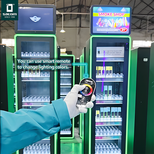 Vetrina per Tabacco Satom 50m con Telecomando, Luci LED e Ripiani Regolabili - Product Image 5