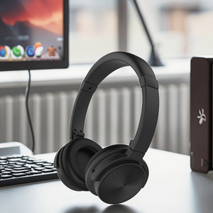 Headphone <span class=keywords><strong>Bluetooth</strong></span> Nirkabel OEM ODM, Lipat, 30 Jam Waktu Putar, Bass HiFi, <span class=keywords><strong>Headset</strong></span> Over-Ear, Baterai LED, Fone De Ouvido - Product Image 3