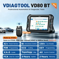 Nuevo VDIAGTOOL VD80BT, Herramienta de Diagnóstico con IA, Programación de ECU, Programación Automotriz de ECU, Escáner OBD2 Bidireccional como XTOOL D8W