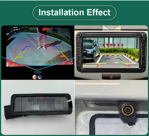 AHD 1920x1080P ojo de pez vehículo cámara de visión trasera de respaldo inverso para VW Golf Passat Seat Lbiza MK3/MK4/MK5 <span class=keywords><strong>Toledo</strong></span> Altea XL Leon - Product Image 4