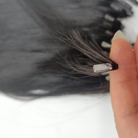 Dernière invention : Extensions de cheveux Remy 100% vierges, alignées sur la cuticule, couleur naturelle invisible H6, effet plume, grand stock disponible