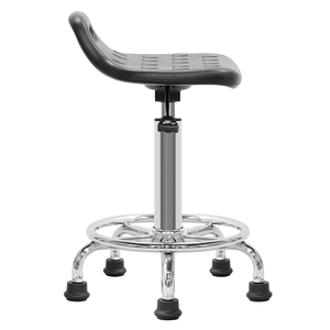 Tabouret de salle blanche antistatique de <span class=keywords><strong>laboratoire</strong></span> Chaise d'étude ESD en cuir PU avec roues Fonction réglable - Product Image 3