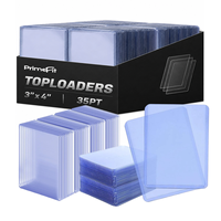 Protège-cartes rigides transparents 35PT 3x4 pouces pour cartes de sport de baseball, protège-cartes en plastique, pochettes rigides pour cartes de collection