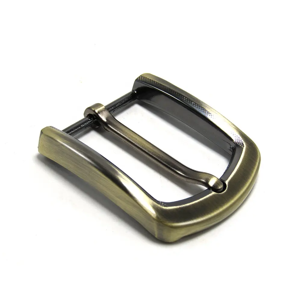 Manufactured Metal Fancy Business 40mm Belt Pin Buckle Brass For Leather Men Belt